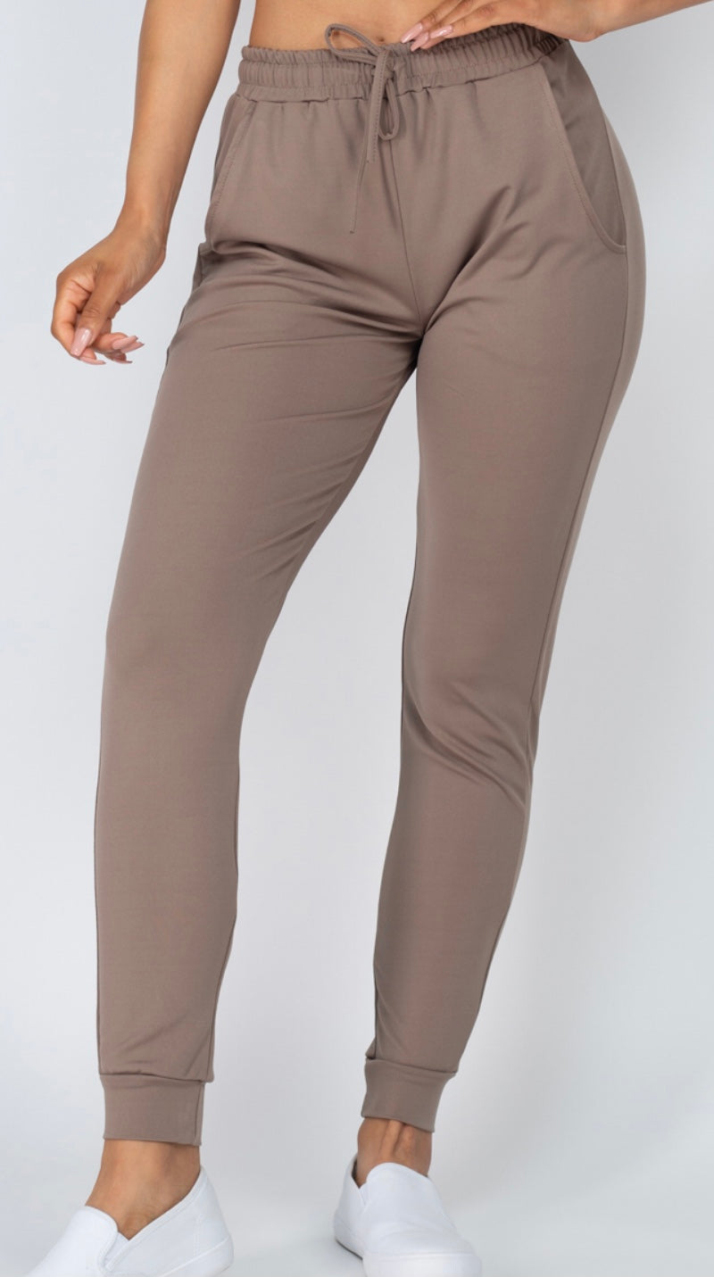 Amanda Joggers/sweatpants (Taupe)